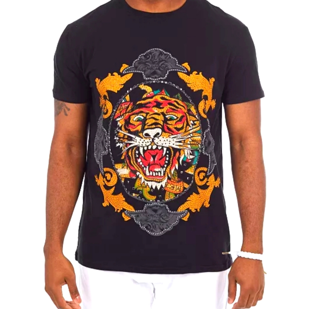 Heads or Tails 3D Graphic Tiger Tshirt
